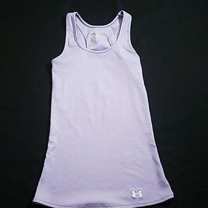 Under armour tank top heat gear purple